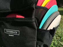 Load image into Gallery viewer, Throwback All Day Pack - Disc Golf Backpack with Oversize Cooler Built-in - Frisbee Disc Golf Bag with 16 Disc Capacity