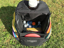 Load image into Gallery viewer, Throwback All Day Pack - Disc Golf Backpack with Oversize Cooler Built-in - Frisbee Disc Golf Bag with 16 Disc Capacity
